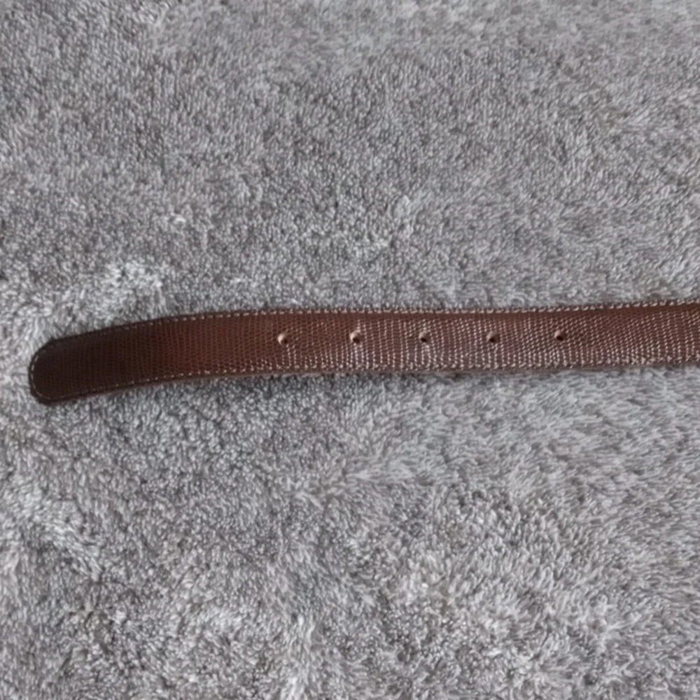 Mary McFadden snake print belt with silver tone buckle size medium 1